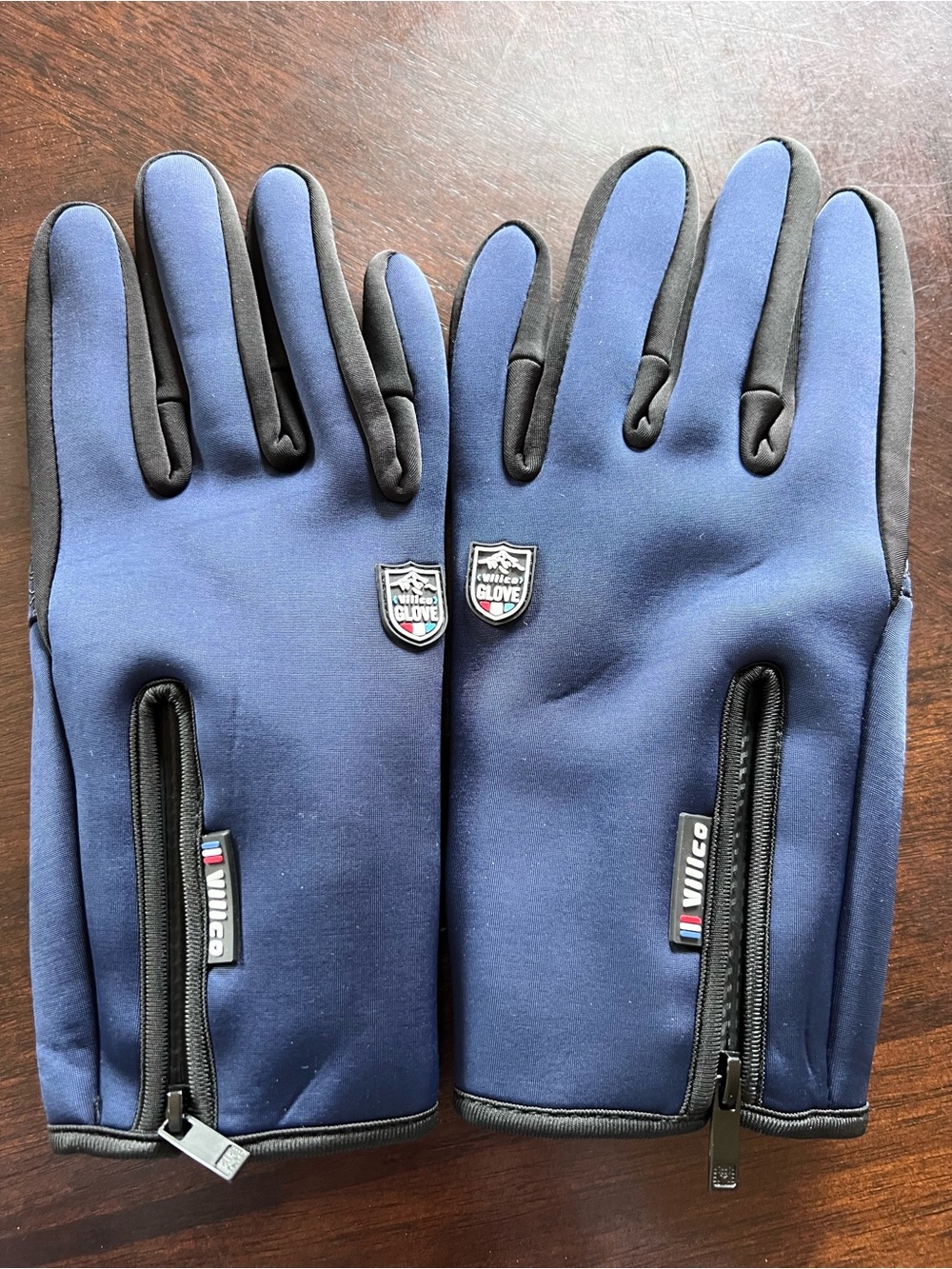Men's Touchscreen Gloves in Navy Blue